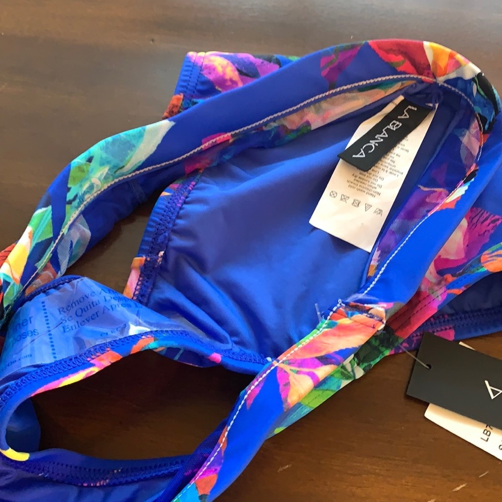 NWT‎ $59 La Blanca Havana Tropics Bikini Bottom Sz4 - Picture 6 of 8